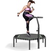 image:imageVEVOR 545 Inch Mini Trampoline 450 lbs Max Load Fitness Rebounder Stable amp Quiet Small Trampoline with 3 Levels Height Adjustable amp Foam Handle Exercise Rebounder for Adults IndoorGarden Workout
