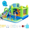 image:imageVEVOR Inflatable Water Slide Bounce House with Blower Compact 5in1 Kids Bouncy Castle with Slide Splash Pool Climbing Wall Basketball Hoop amp Bounce Area for KidsToy Park