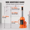 image:imageHappybuy Hydraulic Bottle Jack 20 Ton Capacity 7514 Inch Adjustable Height AllWelded Construction with 3Section Handle for Cars Trucks RVs and Industrial Use
