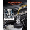 image:imageVEVOR Brake Bleeder Kit 3L Manual Brake Fluid Bleeding Kit with 1L Waste Bottle amp 5 Master Cylinder Adapters OnePerson Professional Brake Fluid Pressure Bleeder for Most Vehicleswith 4pcs Adapters