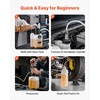 image:imageVEVOR Brake Bleeder Kit 3L Manual Brake Fluid Bleeding Kit with 1L Waste Bottle amp 5 Master Cylinder Adapters OnePerson Professional Brake Fluid Pressure Bleeder for Most Vehicleswith 5pcs Adapters