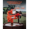 image:imageVEVOR Fuel Transfer Pump 110V 15 GPM 57 Lmin AC Electric Oil Transfer Pump with Auto ShutOff Fuel Nozzle amp Discharge Hose High Flow Kit for Gasoline Diesel Kerosene Biodiesel Ethanol Blends110V 20GPM with Meter