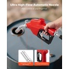 image:imageVEVOR Fuel Transfer Pump 110V 15 GPM 57 Lmin AC Electric Oil Transfer Pump with Auto ShutOff Fuel Nozzle amp Discharge Hose High Flow Kit for Gasoline Diesel Kerosene Biodiesel Ethanol Blends110V 20GPM with Meter