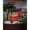 image:imageVEVOR Fuel Transfer Pump 110V 15 GPM 57 Lmin AC Electric Oil Transfer Pump with Auto ShutOff Fuel Nozzle amp Discharge Hose High Flow Kit for Gasoline Diesel Kerosene Biodiesel Ethanol Blends110V 15GPM with Accessories