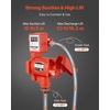 image:imageVEVOR Fuel Transfer Pump 110V 15 GPM 57 Lmin AC Electric Oil Transfer Pump with Auto ShutOff Fuel Nozzle amp Discharge Hose High Flow Kit for Gasoline Diesel Kerosene Biodiesel Ethanol Blends110V 20GPM with Meter