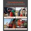 image:imageVEVOR Fuel Transfer Pump 110V 15 GPM 57 Lmin AC Electric Oil Transfer Pump with Auto ShutOff Fuel Nozzle amp Discharge Hose High Flow Kit for Gasoline Diesel Kerosene Biodiesel Ethanol Blends110V 20GPM with Meter