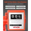 image:imageVEVOR Fuel Transfer Pump 110V 15 GPM 57 Lmin AC Electric Oil Transfer Pump with Auto ShutOff Fuel Nozzle amp Discharge Hose High Flow Kit for Gasoline Diesel Kerosene Biodiesel Ethanol Blends110V 20GPM with Meter