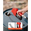 image:imageVEVOR Fuel Transfer Pump 110V 15 GPM 57 Lmin AC Electric Oil Transfer Pump with Auto ShutOff Fuel Nozzle amp Discharge Hose High Flow Kit for Gasoline Diesel Kerosene Biodiesel Ethanol Blends110V 15GPM with Accessories