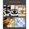 image:imageVEVOR Fuel Transfer Pump 110V 15 GPM 57 Lmin AC Electric Oil Transfer Pump with Auto ShutOff Fuel Nozzle amp Discharge Hose High Flow Kit for Gasoline Diesel Kerosene Biodiesel Ethanol Blends110V 15GPM without Accessories