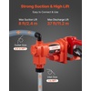 image:imageVEVOR Fuel Transfer Pump 110V 15 GPM 57 Lmin AC Electric Oil Transfer Pump with Auto ShutOff Fuel Nozzle amp Discharge Hose High Flow Kit for Gasoline Diesel Kerosene Biodiesel Ethanol Blends110V 15GPM with Accessories