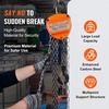 image:imageVEVOR Hand Chain Hoist 3 Ton 6600 lbs Capacity Manual Chain Block with Upgrade G80 Galvanized Chain 10 ft Lifting Height Heavy Duty Pulley Hoist for Garage Warehouse Automotive Machinery Orange1T 20FT