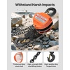 image:imageVEVOR Hand Chain Hoist 3 Ton 6600 lbs Capacity Manual Chain Block with Upgrade G80 Galvanized Chain 10 ft Lifting Height Heavy Duty Pulley Hoist for Garage Warehouse Automotive Machinery Orange3T 10FT