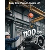 image:imageVEVOR Hand Chain Hoist 3 Ton 6600 lbs Capacity Manual Chain Block with Upgrade G80 Galvanized Chain 10 ft Lifting Height Heavy Duty Pulley Hoist for Garage Warehouse Automotive Machinery Orange12T 10FT