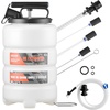 image:imageVEVOR Fluid Extractor 95 L Capacity Manual Vacuum Oil Extractor Pump with 59 in Long Horse amp Three 47 in Extension Tubes Oil Change Pump with HDPE Tank for Cars Lawn Mowers Boats Motorcycles