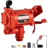 image:imageVEVOR Fuel Transfer Pump 110V 15 GPM 57 Lmin AC Electric Oil Transfer Pump with Auto ShutOff Fuel Nozzle amp Discharge Hose High Flow Kit for Gasoline Diesel Kerosene Biodiesel Ethanol Blends110V 20GPM with Accessories