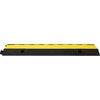 image:imageHappybuy 1 Pack of 3Channel Rubber Cable Protector Ramps Heavy Duty 44000Lbs Load Capacity Cable Wire Cord Cover Ramp Speed Bump Driveway Hose Cable Ramp Protective Cover