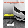 image:imageHappybuy 3 Pack of 2 Channel 11000lbs per Axle Capacity Protective Wire Cord Ramp Driveway Rubber Traffic Speed Bumps Cable ProtectorCable Protector