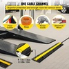 image:imageHappybuy 4 Pack of 1Channel Rubber Cable Protector Ramps Heavy Duty 18000Lbs Load Capacity Cable Wire Cord Cover Ramp Speed Bump Driveway Hose Cable Ramp Protective Cover  Heavy Duty 18000Lbs Load Capacity Speed Bump Driveway Hose Cable RampProtective Cover