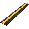 image:imageHappybuy 4 Pack of 1Channel Rubber Cable Protector Ramps Heavy Duty 18000Lbs Load Capacity Cable Wire Cord Cover Ramp Speed Bump Driveway Hose Cable Ramp Protective Cover  Heavy Duty 18000Lbs Load Capacity Speed Bump Driveway Hose Cable RampProtective Cover