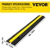image:imageHappybuy 4 Pack of 1Channel Rubber Cable Protector Ramps Heavy Duty 18000Lbs Load Capacity Cable Wire Cord Cover Ramp Speed Bump Driveway Hose Cable Ramp Protective Cover  Heavy Duty 18000Lbs Load Capacity Speed Bump Driveway Hose Cable RampProtective Cover