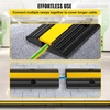 image:imageHappybuy 4 Pack of 1Channel Rubber Cable Protector Ramps Heavy Duty 18000Lbs Load Capacity Cable Wire Cord Cover Ramp Speed Bump Driveway Hose Cable Ramp Protective Cover  Heavy Duty 18000Lbs Load Capacity Speed Bump Driveway Hose Cable RampProtective Cover