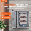image:imageSteel Electrical Box 16 x 12 x 8 Electrical Enclosure Box 304 Stainless Steel Electronic Equipment Enclosure Box IP65 Weatherproof WallMounted Metal Electrical Enclosure with Mounting Plate16 x 12 x 8