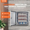 image:imageSteel Electrical Box 16 x 12 x 8 Electrical Enclosure Box 304 Stainless Steel Electronic Equipment Enclosure Box IP65 Weatherproof WallMounted Metal Electrical Enclosure with Mounting Plate12 x 12 x 8