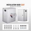 image:imageSteel Electrical Box 16 x 12 x 8 Electrical Enclosure Box 304 Stainless Steel Electronic Equipment Enclosure Box IP65 Weatherproof WallMounted Metal Electrical Enclosure with Mounting Plate16 x 12 x 8