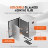 image:imageSteel Electrical Box 16 x 12 x 8 Electrical Enclosure Box 304 Stainless Steel Electronic Equipment Enclosure Box IP65 Weatherproof WallMounted Metal Electrical Enclosure with Mounting Plate20 x 16 x 8