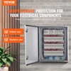 image:imageSteel Electrical Box 16 x 12 x 8 Electrical Enclosure Box 304 Stainless Steel Electronic Equipment Enclosure Box IP65 Weatherproof WallMounted Metal Electrical Enclosure with Mounting Plate24 x 20 x 8