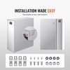 image:imageSteel Electrical Box 16 x 12 x 8 Electrical Enclosure Box 304 Stainless Steel Electronic Equipment Enclosure Box IP65 Weatherproof WallMounted Metal Electrical Enclosure with Mounting Plate24 x 20 x 8