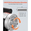 image:imageVEVOR 1 HP Electric Motor 1725RPM Air Compressor Motor CWCCW Rotation 58 inch Shaft Diameter 188inch Shaft Length 41Nm Torque SinglePhase TEFC Cooling 115V230V 56 Frame1