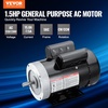 image:imageVEVOR 1 HP Electric Motor 1725RPM Air Compressor Motor CWCCW Rotation 58 inch Shaft Diameter 188inch Shaft Length 41Nm Torque SinglePhase TEFC Cooling 115V230V 56 Frame1