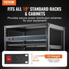 image:imageVEVOR 10 Outlet Horizontal 1U Rack Mount PDU Power Strip for Network Server Racks 10 Individual Led Switches Surge Protection amp Overload Protection 110125V15A with 6ft 14AWG Power Cord8 OutletIndividual Switches