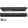 image:imageVEVOR 10 Outlet Horizontal 1U Rack Mount PDU Power Strip for Network Server Racks 10 Individual Led Switches Surge Protection amp Overload Protection 110125V15A with 6ft 14AWG Power Cord8 OutletIndividual Switches