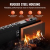 image:imageVEVOR 10 Outlet Horizontal 1U Rack Mount PDU Power Strip for Network Server Racks 10 Individual Led Switches Surge Protection amp Overload Protection 110125V15A with 6ft 14AWG Power Cord12 OutletIntegrated Switches
