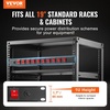 image:imageVEVOR 10 Outlet Horizontal 1U Rack Mount PDU Power Strip for Network Server Racks 10 Individual Led Switches Surge Protection amp Overload Protection 110125V15A with 6ft 14AWG Power Cord10 OutletIndividual Switches