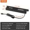 image:imageVEVOR 10 Outlet Horizontal 1U Rack Mount PDU Power Strip for Network Server Racks 10 Individual Led Switches Surge Protection amp Overload Protection 110125V15A with 6ft 14AWG Power Cord10 OutletIndividual Switches