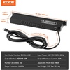 image:imageVEVOR 10 Outlet Horizontal 1U Rack Mount PDU Power Strip for Network Server Racks 10 Individual Led Switches Surge Protection amp Overload Protection 110125V15A with 6ft 14AWG Power Cord12 OutletIntegrated Switches