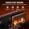 image:imageVEVOR 10 Outlet Horizontal 1U Rack Mount PDU Power Strip for Network Server Racks 10 Individual Led Switches Surge Protection amp Overload Protection 110125V15A with 6ft 14AWG Power Cord10 OutletIndividual Switches