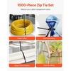 image:imageVEVOR 1000 Pack Cable Zip Ties 8inch Heavy Duty Cable Wire Ties with 45LBS High Tensile Strength MultiPurpose SelfLocking Nylon Tie Wraps Heat amp Cold Resistant for Indoor and Outdoor Use12 inch