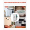 image:imageVEVOR 100A Manual Transfer Switch Generator Transfer Switch for Home 24000W DoubleThrow Safety Switch NEMA 3R OutdoorIndoor ETL Certified100 Amp