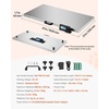 image:imageVEVOR 1100Lbs x 02Lbs Digital Livestock Scale Large Pet Vet Scale Stainless Steel Platform Electronic Postal Shipping Scale Heavy Duty Large Dog Hog Sheep Goat Pig Sheep Scal880 lbs400 kg