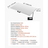 image:imageVEVOR 1100Lbs x 02Lbs Digital Livestock Scale Large Pet Vet Scale Stainless Steel Platform Electronic Postal Shipping Scale Heavy Duty Large Dog Hog Sheep Goat Pig Sheep Scal660Lbs