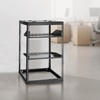 image:imageVEVOR 12U Server Rack Open Frame Network Rack for IT amp AV Gear Floor Standing or Wall Mountedwith 2PCS 1U Rack Shelves amp Mounting Hardware AV Rack for 19 NetworkingAudio and Video Device16U Server Rack