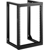 image:imageVEVOR 12U Server Rack Open Frame Network Rack for IT amp AV Gear Floor Standing or Wall Mountedwith 2PCS 1U Rack Shelves amp Mounting Hardware AV Rack for 19 NetworkingAudio and Video Device15U Wall Rack