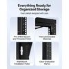 image:imageVEVOR 12U Server Rack Open Frame Network Rack for IT amp AV Gear Floor Standing or Wall Mountedwith 2PCS 1U Rack Shelves amp Mounting Hardware AV Rack for 19 NetworkingAudio and Video Device12U Wall Rack