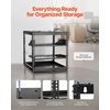 image:imageVEVOR 12U Server Rack Open Frame Network Rack for IT amp AV Gear Floor Standing or Wall Mountedwith 2PCS 1U Rack Shelves amp Mounting Hardware AV Rack for 19 NetworkingAudio and Video Device10U Server Rack