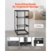 image:imageVEVOR 12U Server Rack Open Frame Network Rack for IT amp AV Gear Floor Standing or Wall Mountedwith 2PCS 1U Rack Shelves amp Mounting Hardware AV Rack for 19 NetworkingAudio and Video Device20U Server Rack