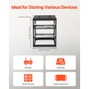 image:imageVEVOR 12U Server Rack Open Frame Network Rack for IT amp AV Gear Floor Standing or Wall Mountedwith 2PCS 1U Rack Shelves amp Mounting Hardware AV Rack for 19 NetworkingAudio and Video Device12U Server Rack